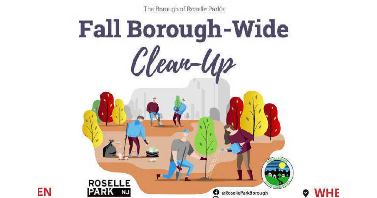 Roselle Park BoroughWide CleanUp Set for November 4 Roselle Park