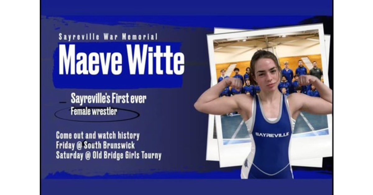 First Ever Female Wrestler for Sayreville War Memorial High School 