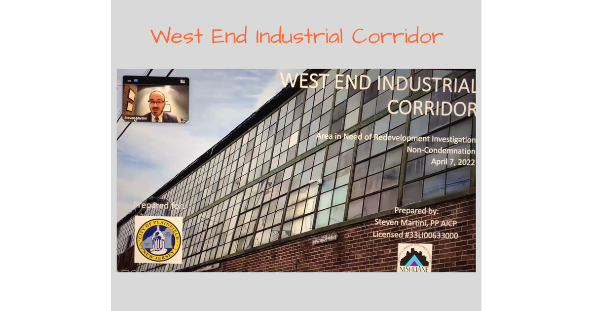 Plainfield Planning Board Approves Two Redevelopment Studies Thursday