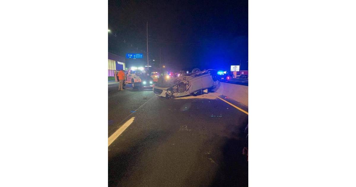 Hasbrouck Heights PD: Rollover Accident Closes Route 17 for Two Hours