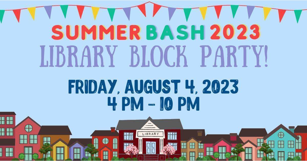 Save the Date for the 2023 Hasbrouck Heights Library Summer Bash