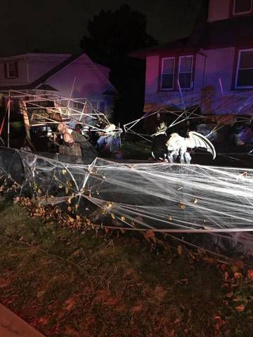 Hasbrouck Heights Fire Department Extinguishes Home S Halloween Decorations Fire Tapinto