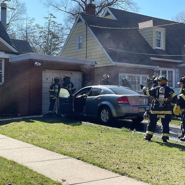 Hackensack Fire Department Quickly Puts Out Car Fire Hackensack, NJ