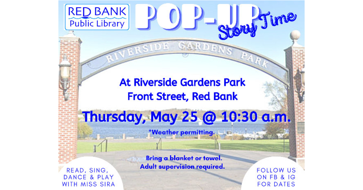 Weekly Newsletter Red Bank Public Library Red Bank, NJ News TAPinto