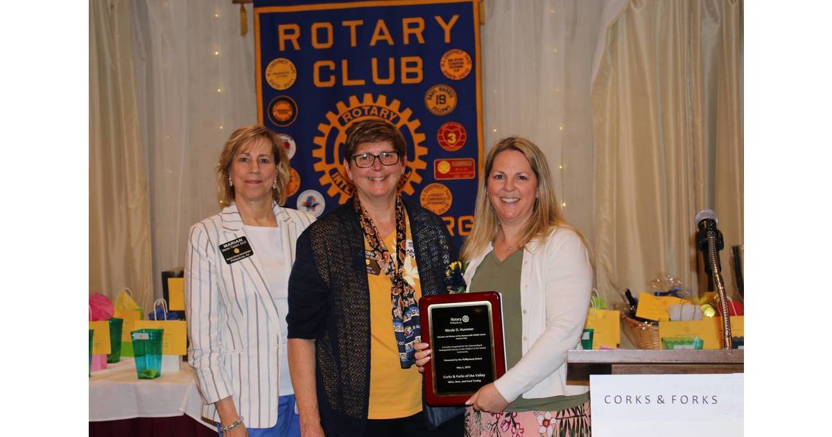 Service Above Self Phillipsburg Rotary honors three locals at Corks