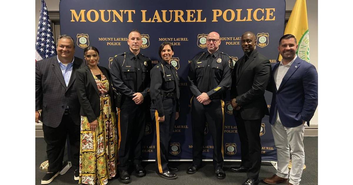 Mt. Laurel Police Officers Honored, Promoted During Annual Awards