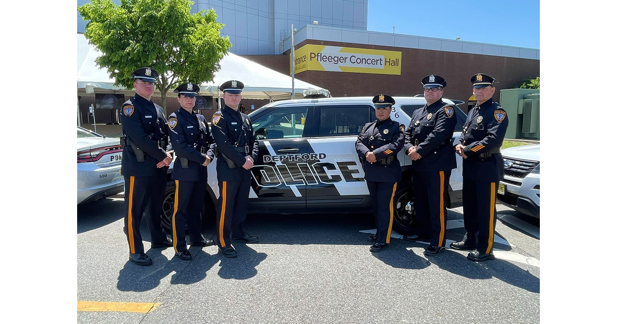 Sayreville Police Officers Attends Funeral for Fallen Deptford NJ