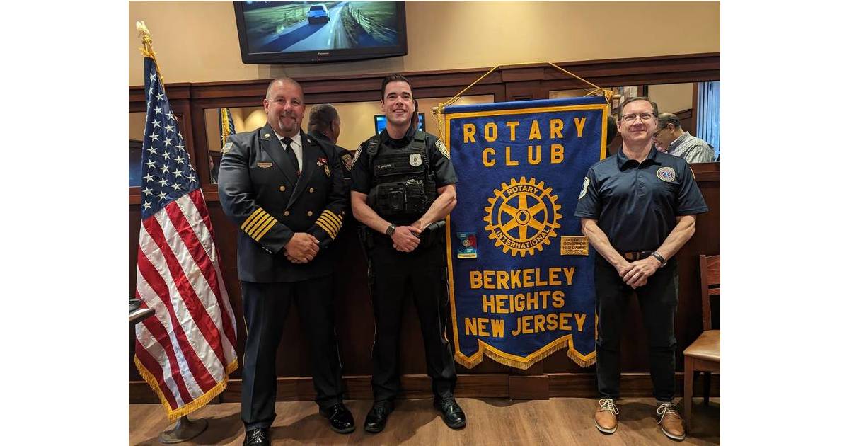 Annual Berkeley Heights Rotary Club First Responder 'Hero Medal' 2023