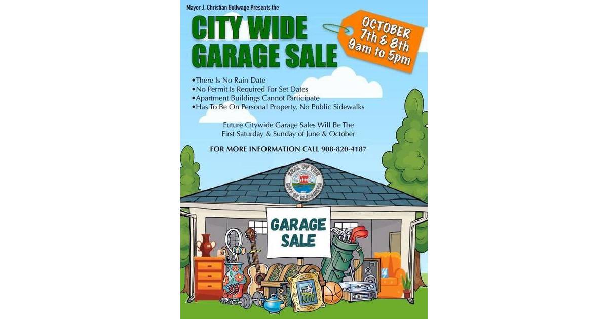 The City of Elizabeth Presents a City Wide Garage Sale Elizabeth, NJ