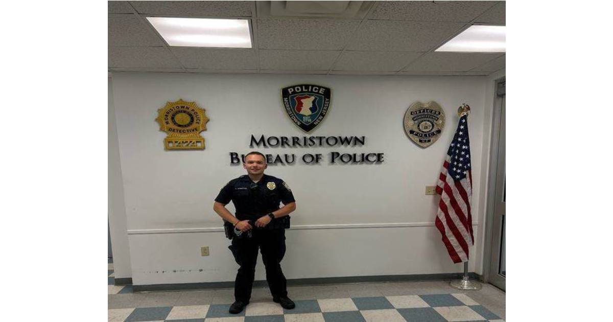 Morristown police welcomes new officer hector huertas to their ranks