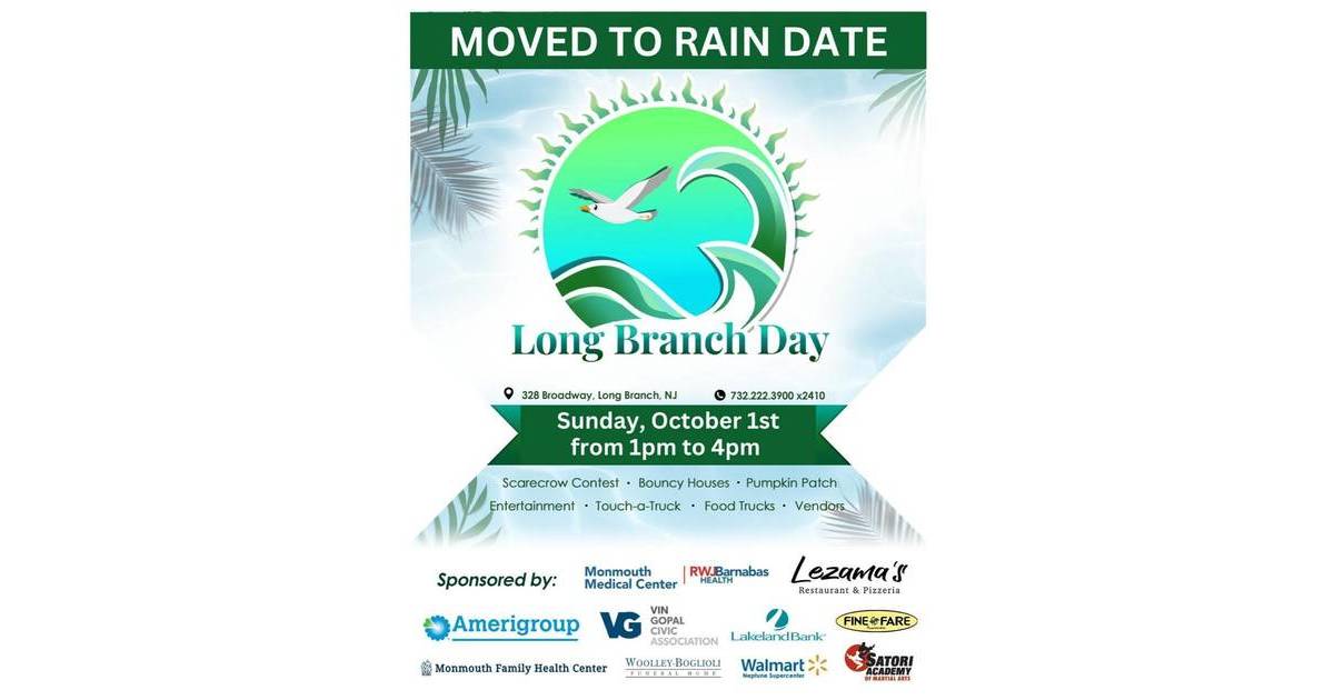 Long Branch Day Moved to Sunday Long Branch, NJ News TAPinto
