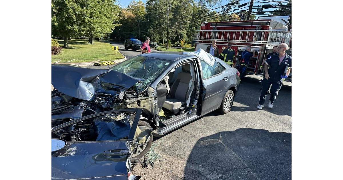 North Caldwell Fire Department, First Aid Squad Rescue Driver Trapped