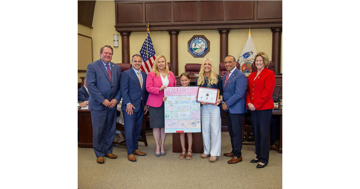 Fourthgrade winners of the 2024 “My County” poster contest presented