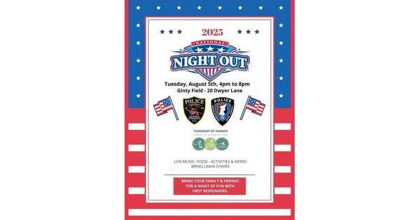 National Night Out Returns Tuesday August 5 for Morristown, Morris ...
