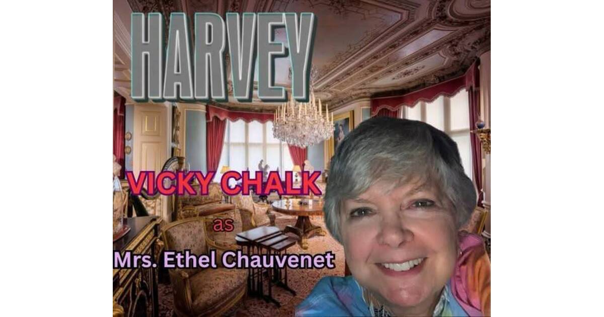 Vicky Chalk as Aunt Ethel in Nutley Little Theatre's Production of Harvey&nbsp;