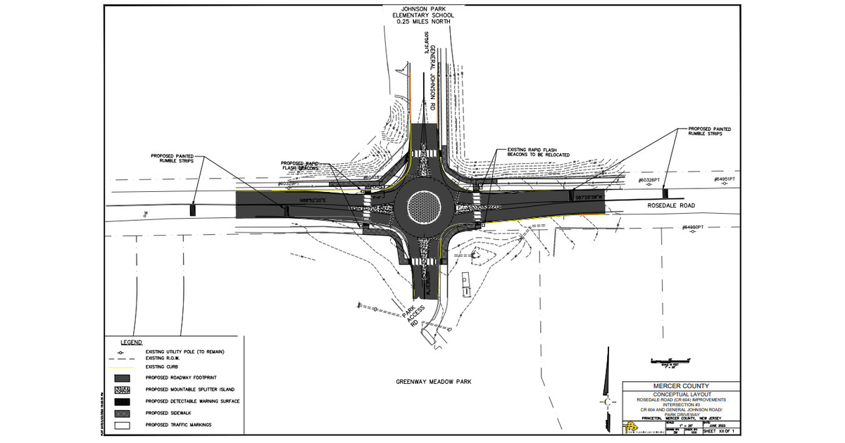 Work on Rosedale Road? Delayed to June 30, With Actual Construction Starting July 5. Princeton