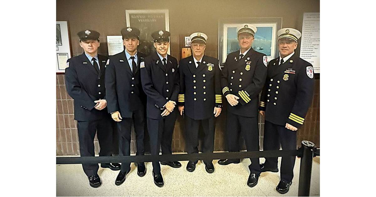 Rahway Fire Department Swears In Three Firefighters and Promotes Two ...