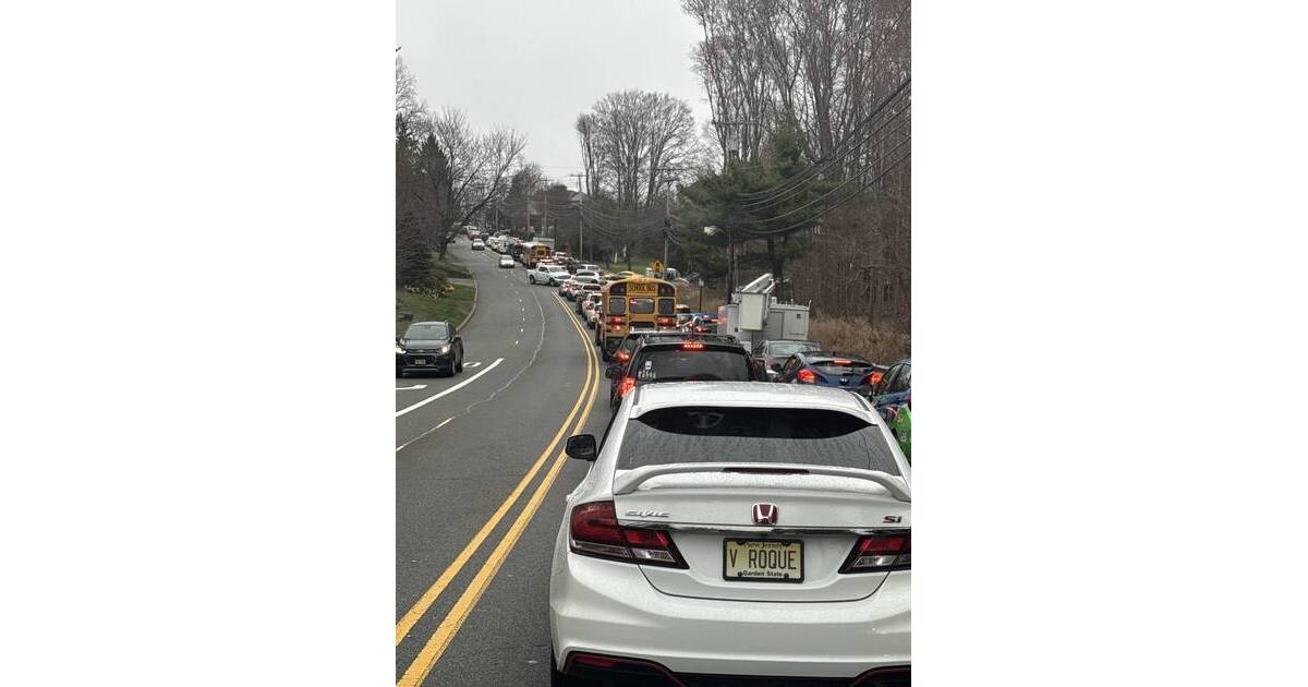 Route 10 in Randolph at Standstill All Lanes Closed in Both