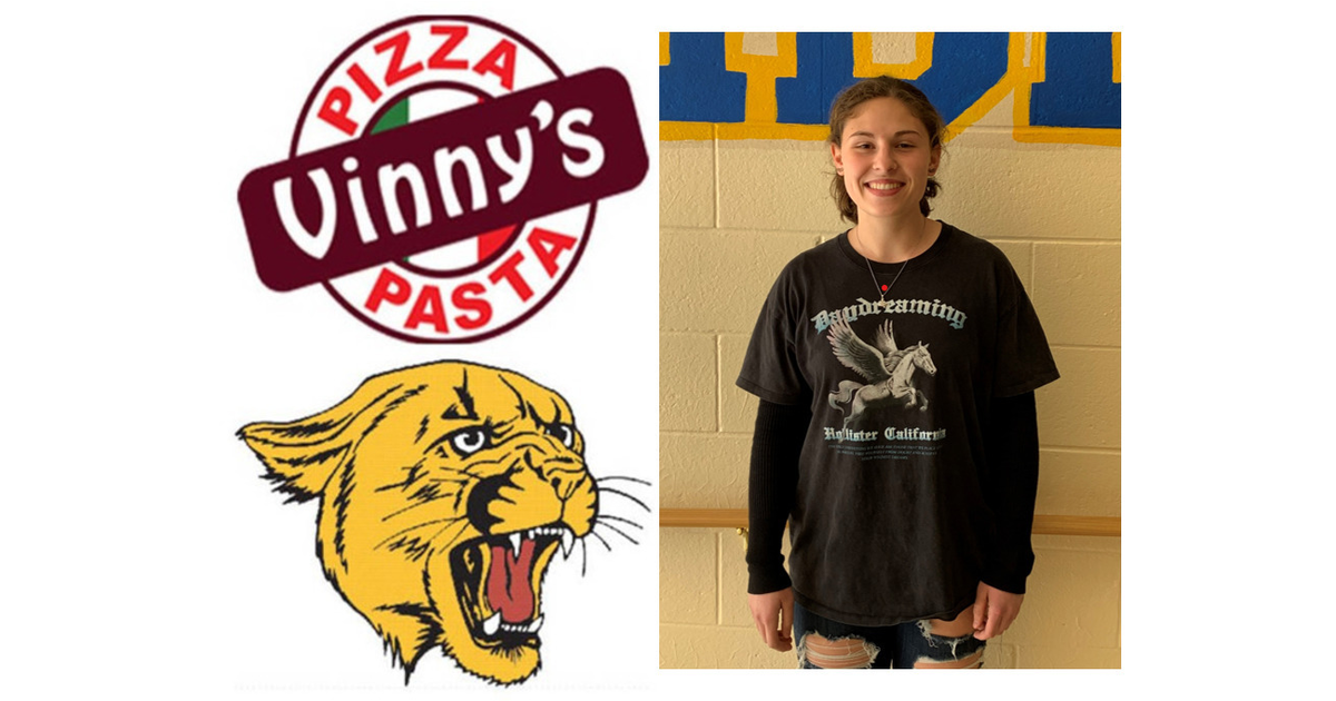 Vinny's Pizza and Pasta Cranford Athletes of the Week Rose Deeb and