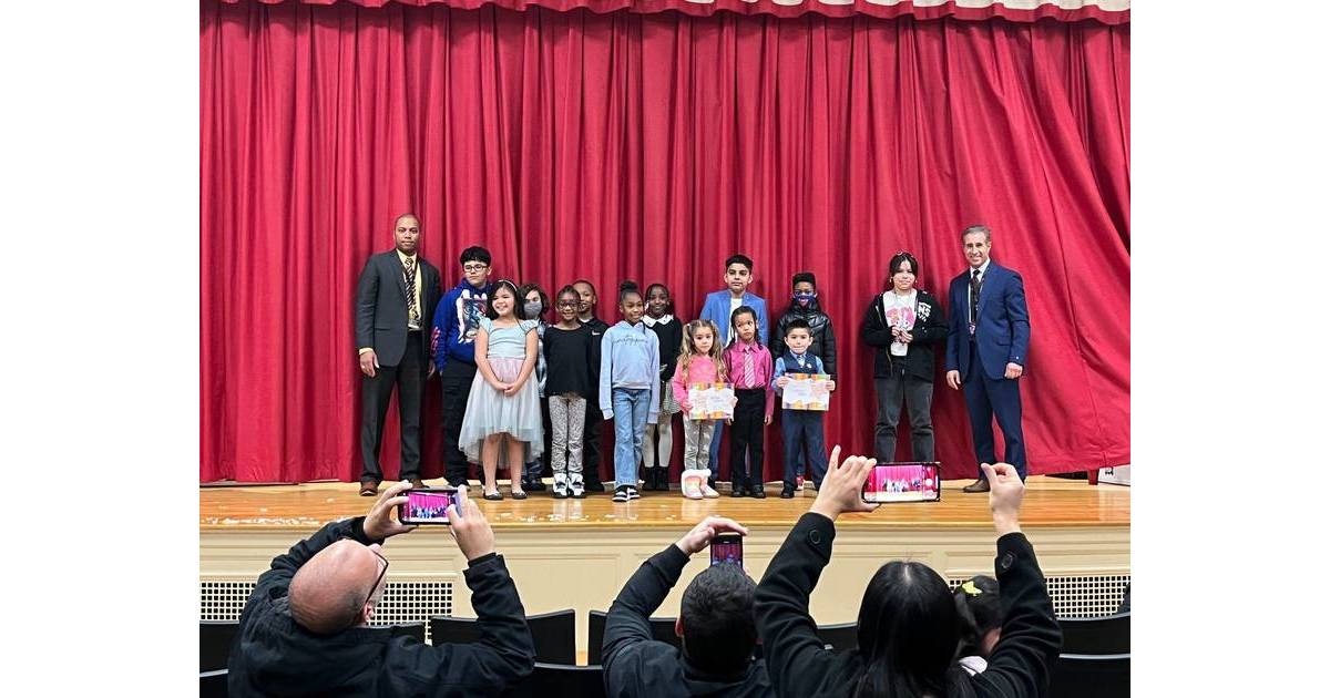 Rahway's Cleveland Elementary Students Recognized for 1st Marking