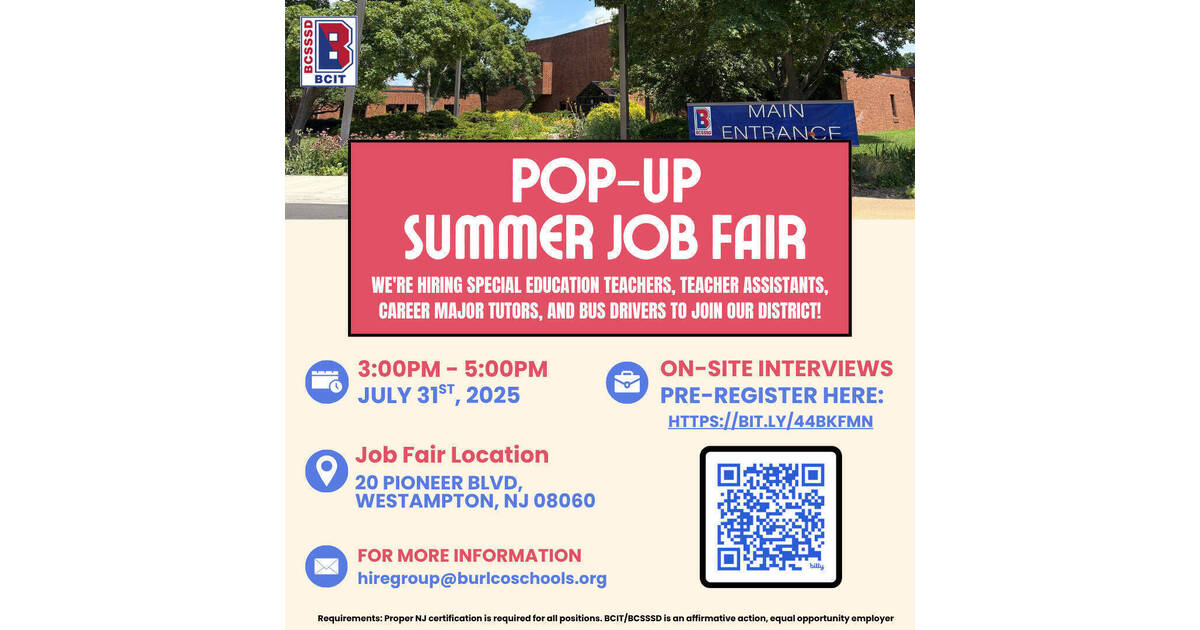 BCIT and BCSSSD to Host Pop-Up Job Fair with On-Site Interviews | Mount ...