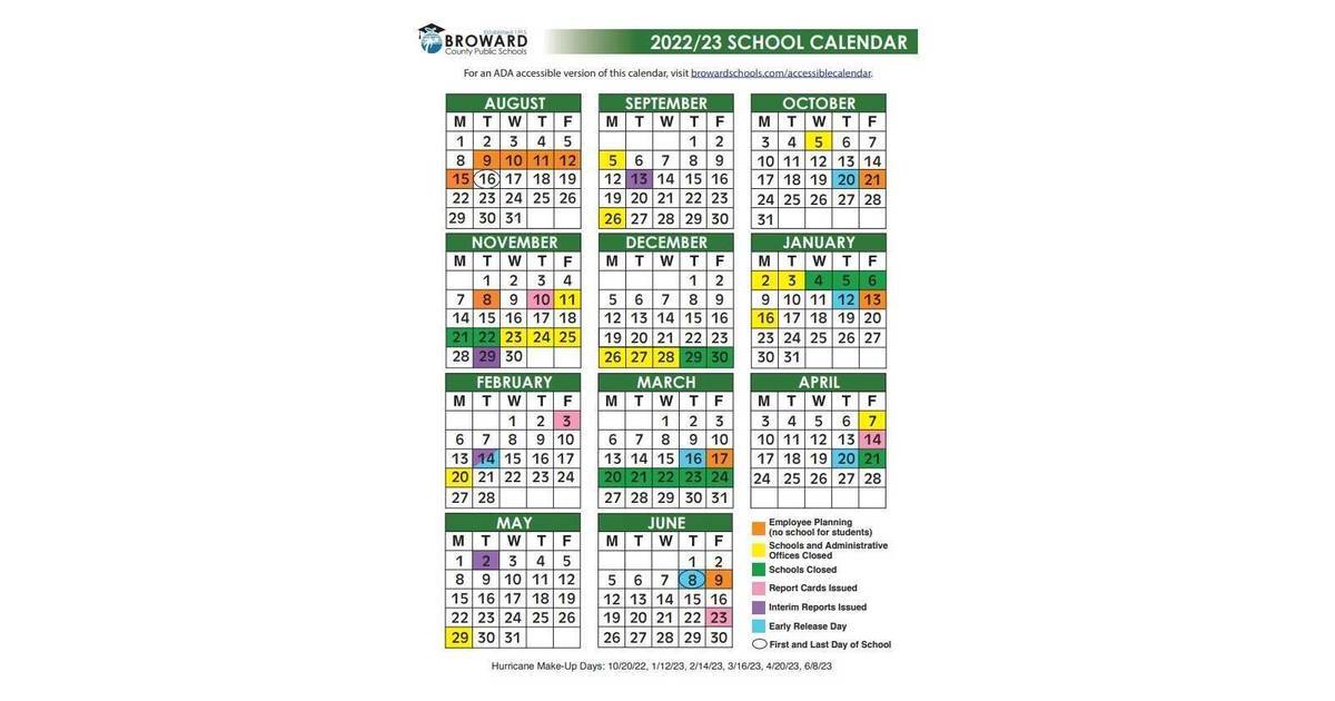 Last Day of School in Parkland; Here's Your 2022-2023 Broward School Calendar | Parkland, FL News TAPinto