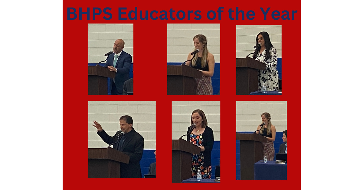 Berkeley Heights Board of Education Honors Educators of the Year and School District Retirees
