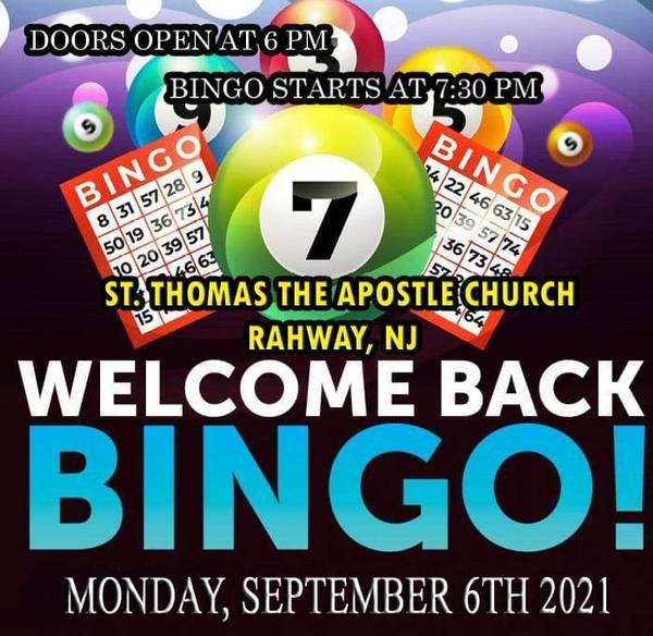 Bingo at St. Thomas Returns Rahway, NJ News TAPinto