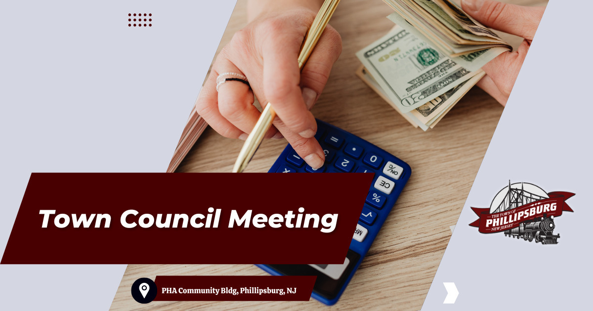 Phillipsburg Council to Vote on Amended Salary Ordinance Phillipsburg