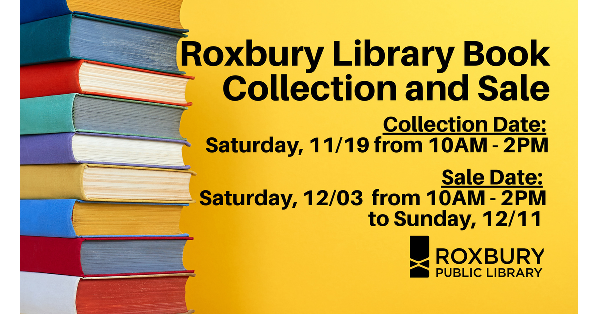 Friends of the Roxbury Public Library Book Sale Roxbury, NJ News TAPinto