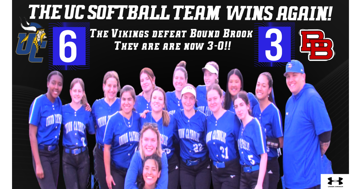 Union Catholic Softball Team Defeats Bound Brook to Improve to 30