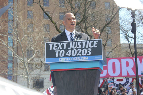 Booker Kicks Off Presidential Campaign Where Political Career Began
