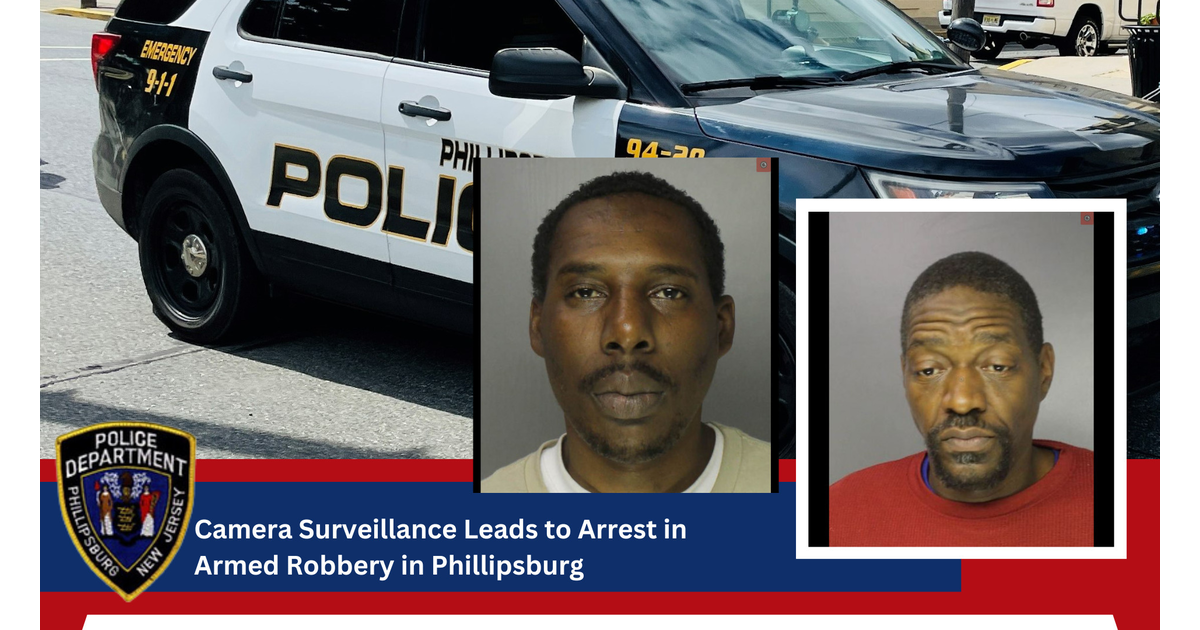 Caught on Camera Arrest Made in Armed Robbery in Phillipsburg