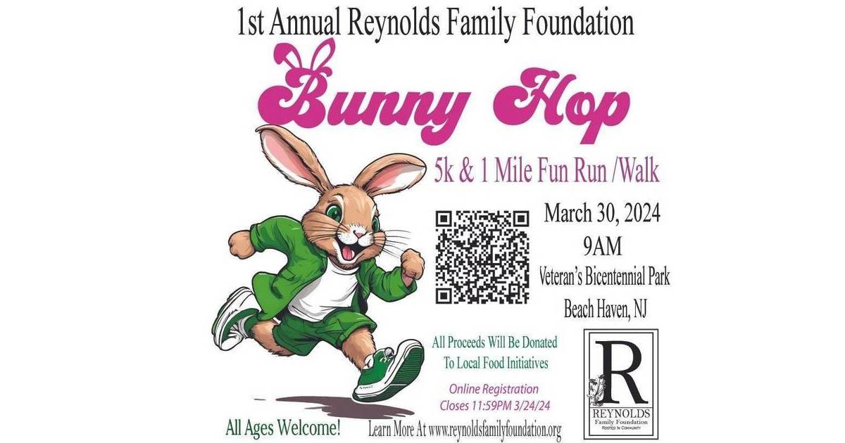 Reynolds Family Foundation Hosting First Annual Bunny Hop 5K and 1 Mile ...
