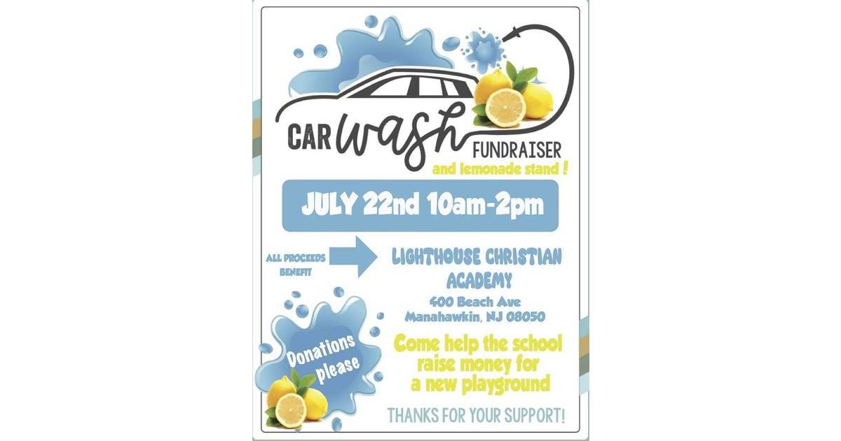 Car Wash & Lemonade Stand to Benefit LCA this Saturday, July 22