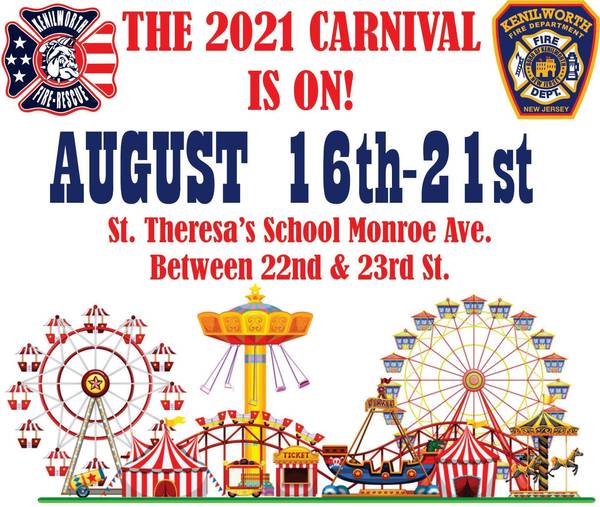 Kenilworth 2021 Carnival Update Kenilworth, NJ News TAPinto