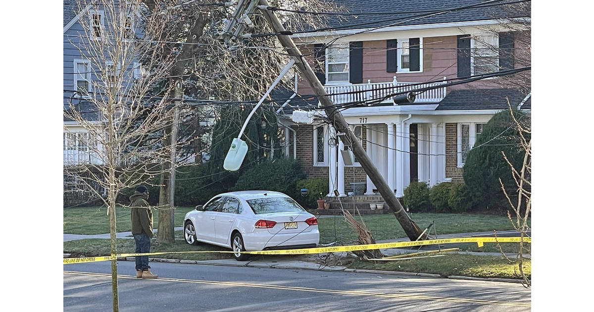 Man, 84, Taken to Hospital After Crash Snaps Utility Pole in Westfield
