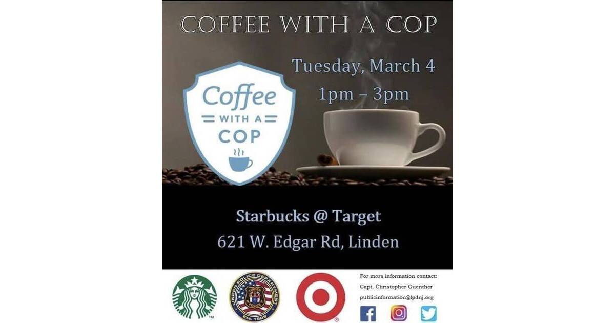 Join Linden Police for Coffee with a Cop Event on March 4, 2025 ...