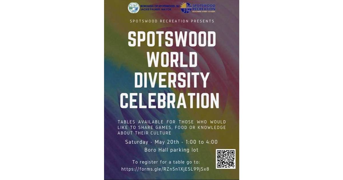 Spotswood Recreation Department to Host World Diversity Celebration