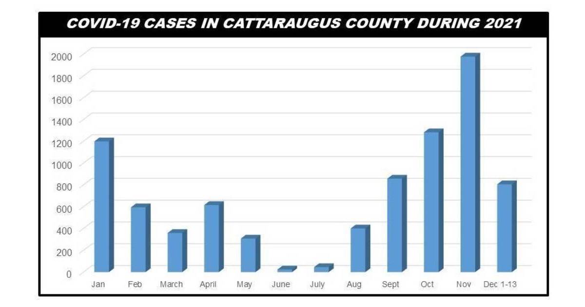 Cattaraugus County Reports 2 Deaths, 35 COVID Cases Dec. 13 Greater Olean, NY News TAPinto