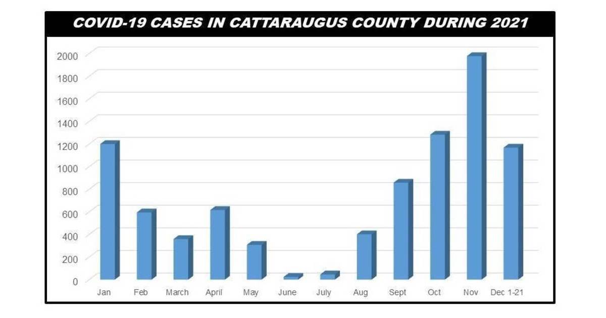 Cattaraugus County Lists 1 COVID Death, 36 Cases Dec. 21 Greater