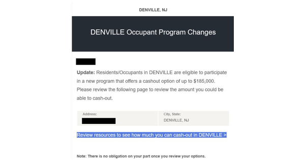 Eligible for a Cash Payout? Not Likely, Warn Denville Police | Denville ...