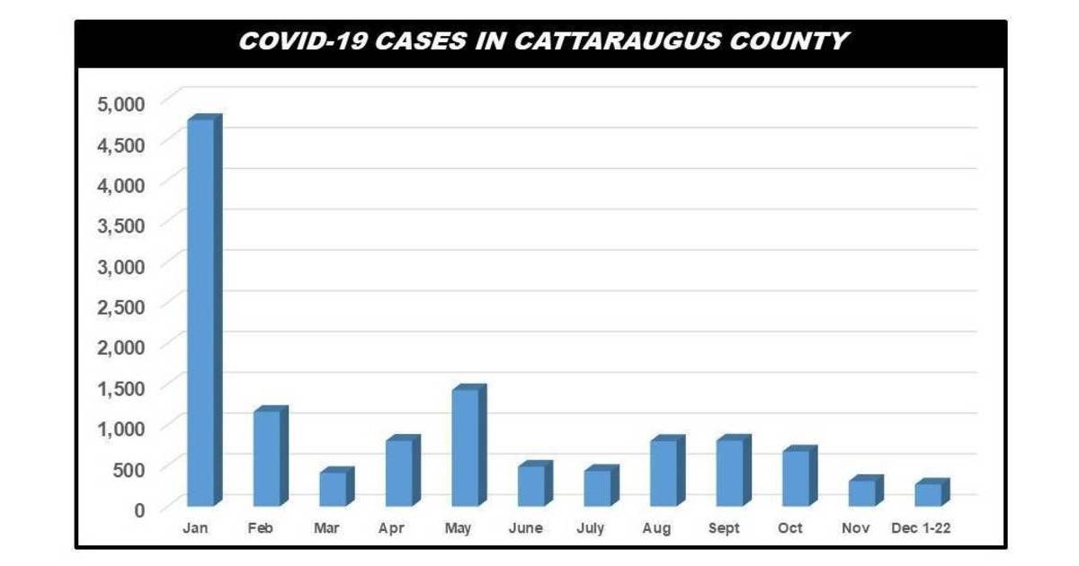 Cattaraugus County Reports 16 New COVID Cases Dec. 22 Greater Olean
