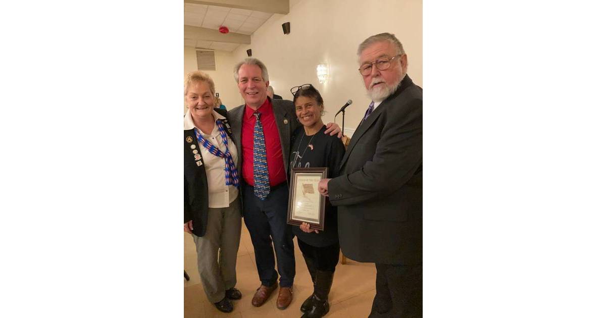 South Plainfield Elks Honor Diane Pender as "Citizen of the Year