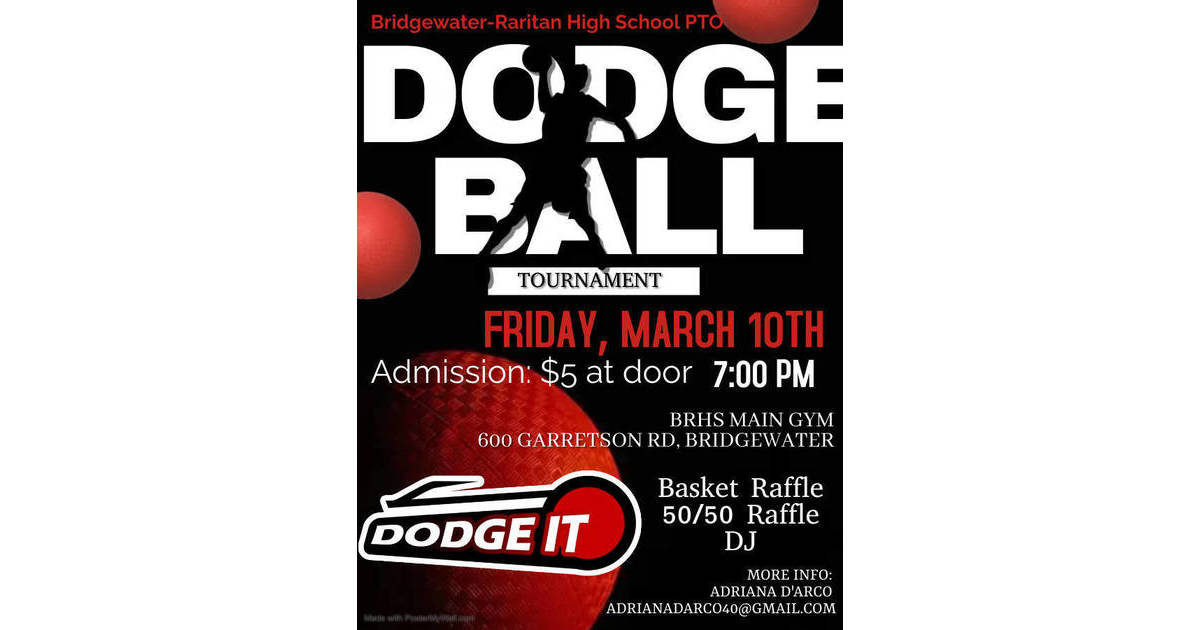 First Ever BRHS Dodgeball Tournament Coming to the High School Bridgewater/Raritan, NJ News
