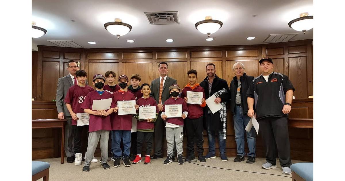 Hasbrouck Heights Council Recognized Youth Athletes On