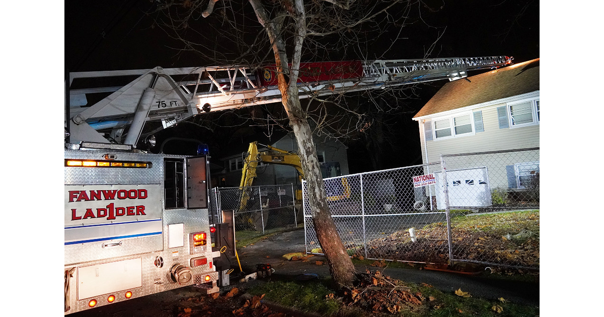 Fanwood Fire Department Practices Drills on Abandoned Home Scotch