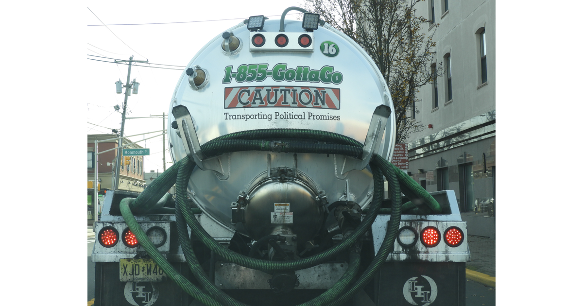 Red Bank Truck in Traffic That Brought A Smile to My Face Red Bank