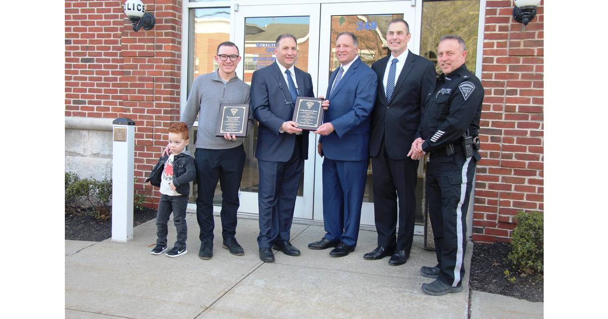 Hasbrouck Heights PD Honors Two Businesses for Funding New Uniforms