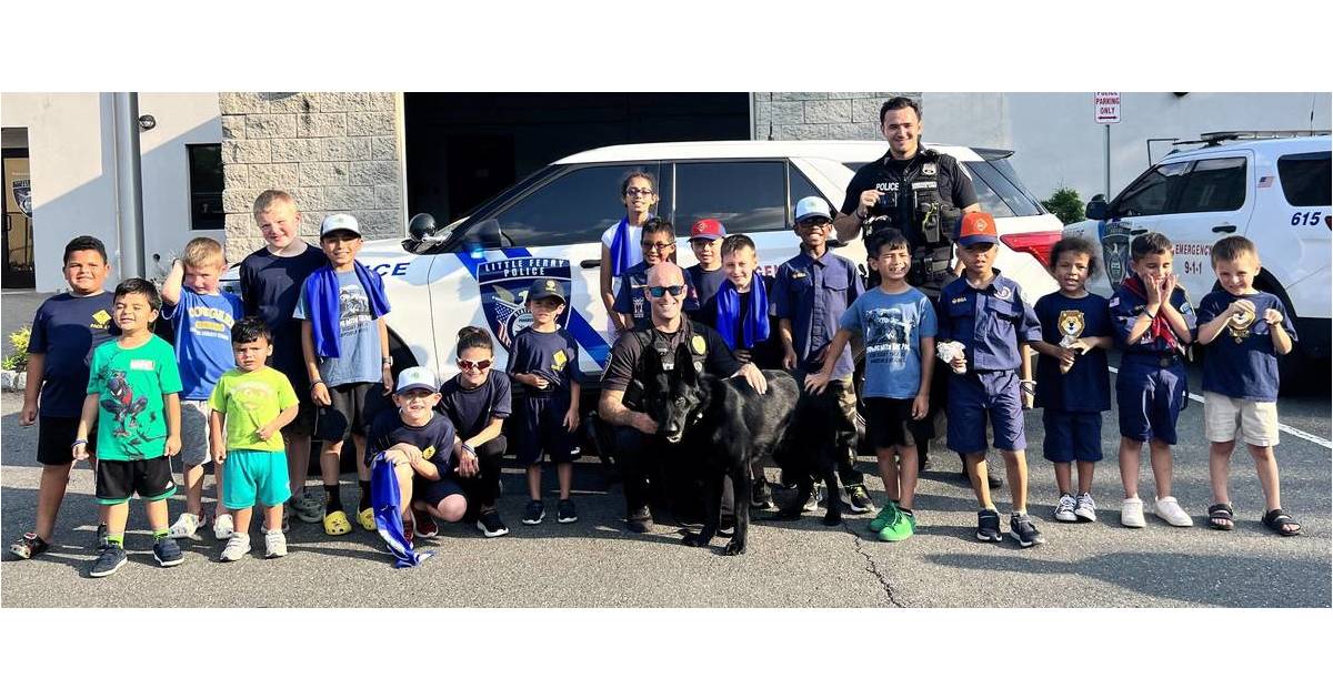 Hasbrouck Heights Cub Scouts Meet Little Ferry Police K9 Timmy
